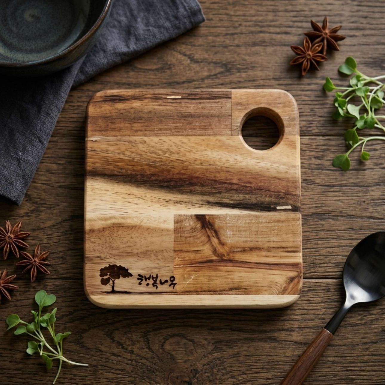 아카시아나무 냄비받침대